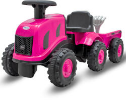 Baby Mix Gyermek lábbal hajtós traktor Baby Mix Benny rózsaszín