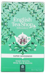 English Tea Shop Zöld sencha, fehér és matcha szuper különleges bio tea (20 filter)