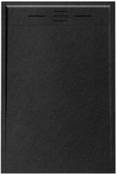 Welland Zuhanytálca - Fekete Kőhatás - 80x120 cm