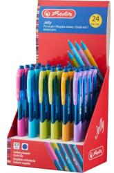 Herlitz Pix cu gel Jelly, mina 0, 7 mm, albastru, display 24 bucati Herlitz HZ400197876
