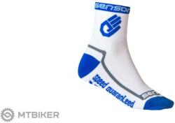 Sensor RACE LITE kézi zokni, fehér/kék (3/5 (EU 35 - 38))