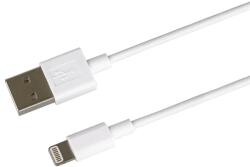 PremiumCord Cablu USB 2.0, USB-A - Lightning, M/M, APPLE 8 pini, 0, 5m, alb KIPOD30 (KIPOD30)