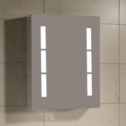 Inter Ceramic Огледален PVC шкаф ICMC 5014-65, Inter Ceramic, с LED осветление, 50x14x65см (5014-65)