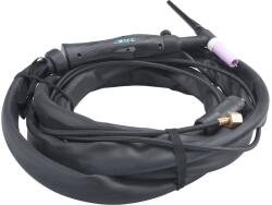 EXTOL PREMIUM TIG hegesztőpisztoly, 10-25, 4 m kábel, 5, 5 m tömlő 8898271 (8898271)