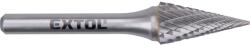 Extol INDUSTRIAL keményfém maró, kúpos piramis alakú, átmérő 12x25mm/szár 6mm, közepes fogazású (dupla fogazású) 8703795 (8703795)