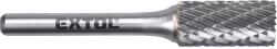 Extol INDUSTRIAL keményfém maró, hengeres, homlokfogakkal, átmérő 12x25mm/szár 6mm, közepes fogazású (dupla fogazású) 8703715 (8703715)