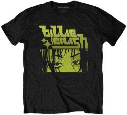 Billie Eilish Anime Logo Black S Ing (BILLIETS40MB01)