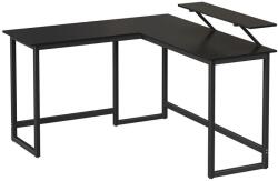 Euziel SOLEA sarok íróasztal fekete LWD56BK (EZ0025)