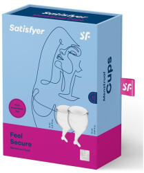  Satisfyer Feel Secure 2 db intimkehely (áttetsző) - ovszer-vasarlas