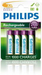 Philips 2100 mAh AA Akkumulátor Rechargeables Nikkel-fémhidrid 4db/cs (R6B4A210/10) (R6B4A210/10) (R6B4A210/10)