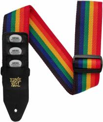 Ernie Ball Polypro Pickholder Rainbow Curea de chitară (P04188)