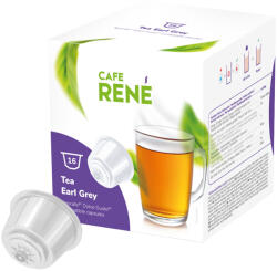 Café René | Ceai Earl Grey - 16 capsule compatibil Dolce Gusto