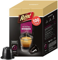 Café René | Intensiva - 100 capsule compatibil cu Nespresso®