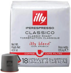 illy | Americano Classic Roast - 18 capsule pentru illy iperEspresso