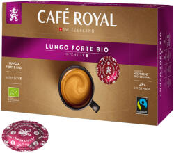 Café Royal | Lungo Forte BIO - 50 capsule compatibil cu Nespresso® Pro
