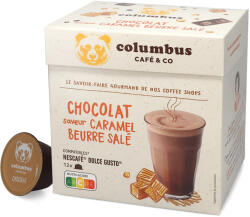 Columbus | Ciocolată Caldă cu Caramel Sărat - 12 capsule compatibil Dolce Gusto