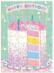Galison 78278 - Confetti Birthday Cake - 60 db-os Képeslap puzzle (78278)