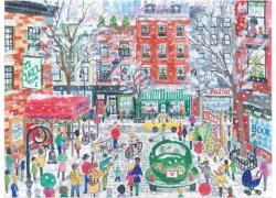 Galison 86099 - Christmas in Greenwich Village, Michael Storrings - 1000 db-os puzzle (86099)
