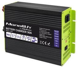 Qoltec Smart Monolith töltő LiFePO4 AGM GEL SLA akkumulátorokhoz | 90A | 12V | Gyors töltés (QC-51919)