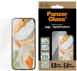 Panzer Стъклен протектор PanzerGlass за Google Pixel 10, Pixel 10 Pro, 9, 9 ProUWF, Antibacterial, Прозрачен