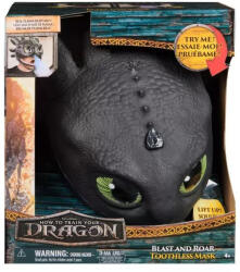  Így neveld a sárkányodat: Elektronikus Fogatlan maszk hanggal, fénnyel és füst effekttel - Spin Master (6072832) (6072832)