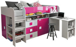  Ágy Hartford 190 (Fehér + Fényes rózsaszínű + Fényes fehér)