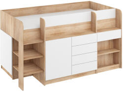  Galériaágy Gilroy 116 (Sonoma tölgy + Fehér)