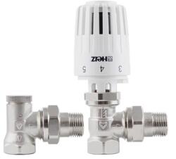 HERZ termosztatikus sarok radiátorszelep szett 1/2" (Belső menetes) (HERZ-V772403)