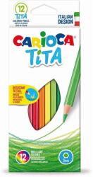 CARIOCA Creioane colorate 12 culori/set CARIOCA Tita (CA-42793)