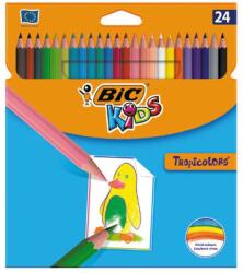 BIC Creioane colorate, 24 culori/set, Kids Tropicolors BIC (BC832568)