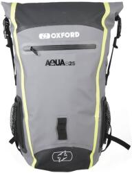 Oxford Rucsac impermeabil Oxford Aqua B25 negru-cenușiu-galben-fluo 25 l (AIM006-290)