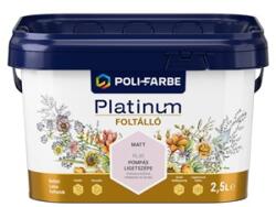 POLI FARBE Platinum Foltálló falfesték Pompás ligetszépe PL30 2, 5 L (1010107040)