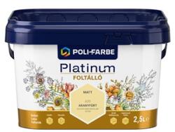 POLI FARBE Platinum Foltálló falfesték Aranyfürt A20 2, 5 L (1010107023)