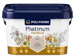 POLI FARBE Platinum Foltálló falfesték Hamvas cipruska H40 2, 5 L (1010107030)