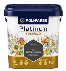POLI FARBE Platinum Foltálló falfesték Éjsötét petúnia E90 5 L (1010107053)