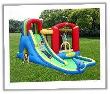 Happy Hop Spatiu de joaca gonflabil Splash wave Happy Hop 9047 (HH9047) Castel gonflabil