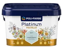 POLI FARBE Platinum Foltálló falfesték Csombormenta CS20 2, 5 L (1010107026)