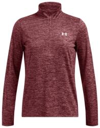 Under Armour Női funkcionális félcipzáras pulcsi Under Armour TECH 1/2 ZIP- TWIST W piros 1384225-625 - XS