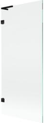 Mexen Mexen, Mexen Lunar L 1 szárnyú kádparaván 80 x 150 cm, átlátszó, fekete - 897L-080-000-70-00 (897L-080-000-70-00)