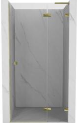 Mexen Mexen, Mexen Lunar L Jobbra nyíló zuhanyajtó 80 cm, átlátszó, arany - 834L-080-000-50-00-P (834L-080-000-50-00-P)