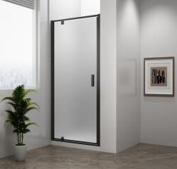 POLYSAN Polysan, EASY BLACK csuklós zuhanyajtó 880-1020mm, TÉGLA üveg, EL1738B (EL1738B)