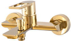 Gamma Simba, falra szerelhető fürdőcsaptelep, fényes arany, GMA-BSAW-GD (GMA-BSAW-GD)