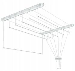 Erga Erga, mennyezeti akasztó ruhaszárításhoz 7x130 cm, fehér, ERG-SEP-10SUSSUF1307P (ERG-SEP-10SUSSUF1307P) Ruhaszárító