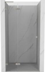 Mexen Mexen, Mexen Lunar L zuhanyajtó 90 cm, átlátszó, szálcsiszolt nikkel - 834L-090-000-97-00-L (834L-090-000-97-00-L)