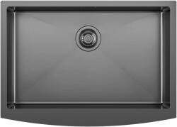 SAPHO Sapho, ZENITH rozsdamentes mosogató 70x50cm, pisztoly fém, ZN7050B (ZN7050B)