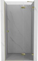 Mexen Mexen, Mexen Lunar jobbos zsanéros zuhanyajtó 90 cm, átlátszó, arany - 834-090-000-50-00-P (834-090-000-50-00-P)