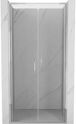 Mexen Exo, kétszárnyú zuhanyajtó 70x200 cm, 6 mm átlátszó üveg, króm profil, 814-070-000-01-00 (814-070-000-01-00)