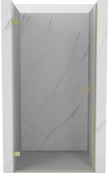 Mexen Mexen, Mexen Lunar-B balos nyíló zuhanyajtó 85 cm, átlátszó, arany - 832-085-000-50-00-L (832-085-000-50-00-L)