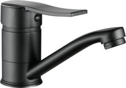 Kuchinox Madera, mosdócsaptelep forgókarral, matt fekete, LAV-BQM_726D (LAV-BQM_726D)