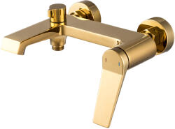 Gamma Roma, falra szerelhető fürdőcsaptelep, fényes arany, GMA-BRW-GD (GMA-BRW-GD)